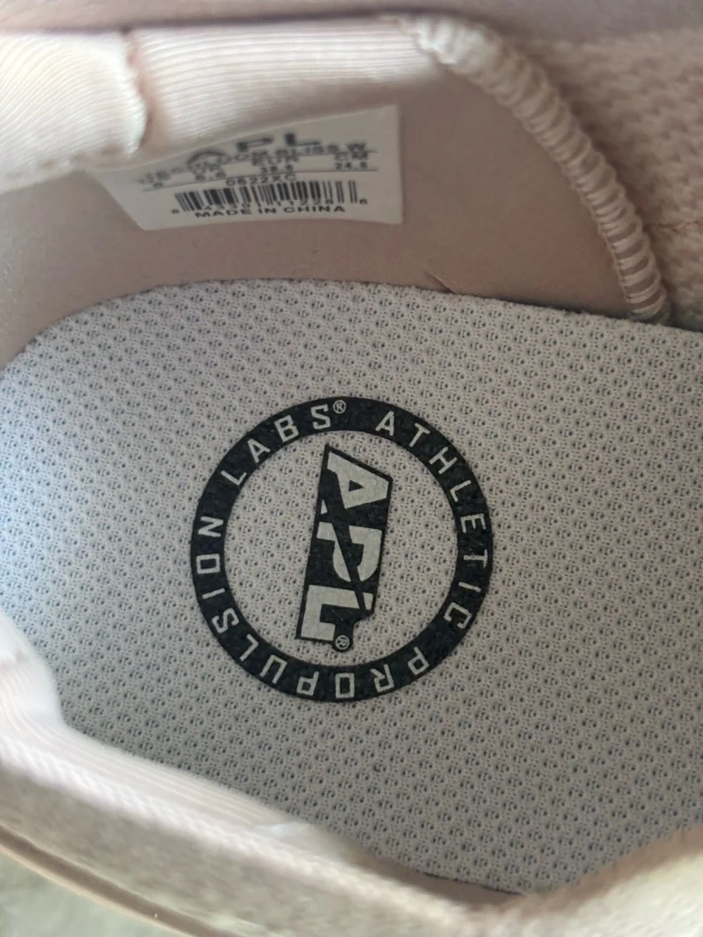 Like New APLWomen's Tech Loom Bliss Slip-On Sneakers in Blush Pink Size 8